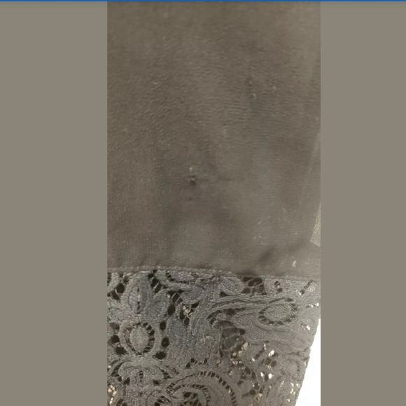 SOLD! For Love & Lemons Blouse.Chiffon/Lace - Picture 7 of 8